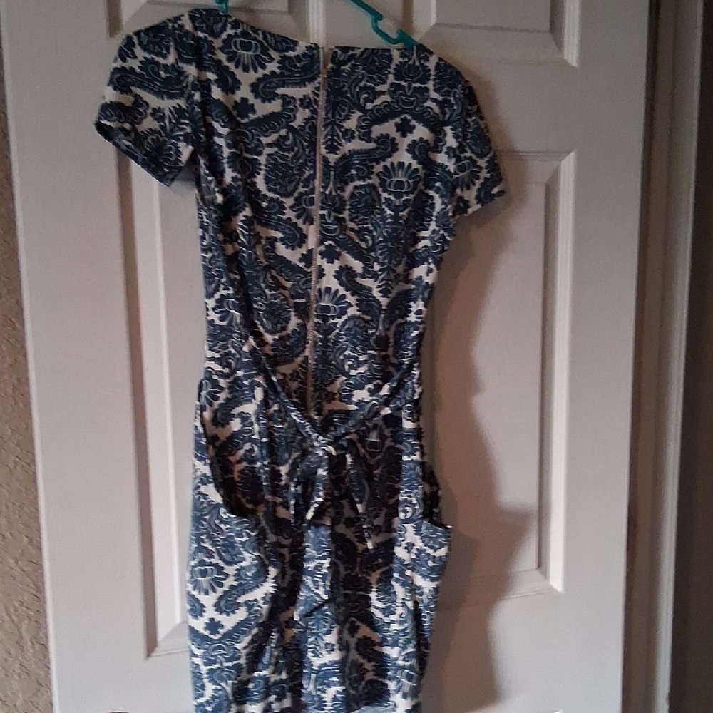 nomi Blue and White Floral Maxi Dress - Picture 4 of 5